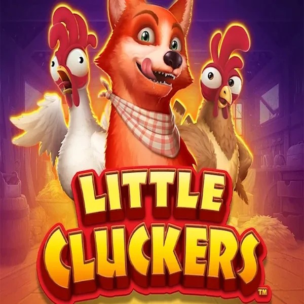 Little Cluckers slot logo by Greentube at Great Slots Casino