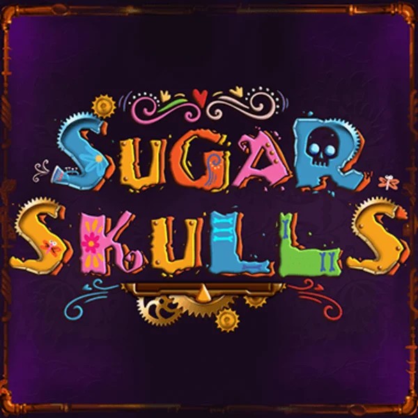 Logo of Sugar Skulls from Booming Games at Great Slots Casino